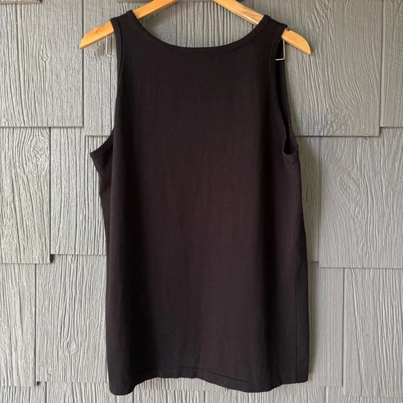 Vintage Looney Tunes Tank Top Cotton Size Large Embroidered Graphic Taz Devil - Picture 4 of 7